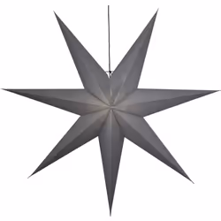 Star Trading Paper Star Ozen, Figurine lumineuse décorative, Gris, Papier, IP20, 1 lampe(s), E27