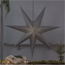 Star Trading Paper Star Ozen Figurine lumineuse décorative Gris 1 lampe(s)