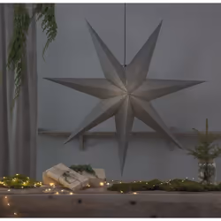 Star Trading Paper Star Ozen Figurine lumineuse décorative Gris 1 lampe(s)