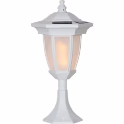 Star Trading 480-08, Éclairage de plancher extérieur, Blanc, IP44, Jardin, Capteur de luminosité, Ampoule(s) non remplaçable( ...