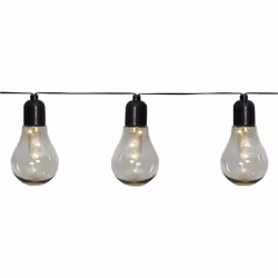 Star Trading 728-98, Guirlande lumineuse décorative, Noir, Transparent, IP44, 6 h, 18 h, Noir
