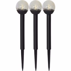 Star Trading 480-85, Éclairage au sol extérieur, Noir, IP44, Jardin, Capteur de luminosité, Ampoule(s) non remplaçable(s)