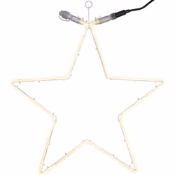 Star Trading 491-84, Figurine lumineuse décorative, Blanc, IP44, Étoile, 120 lampe(s), LED
