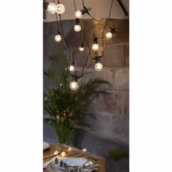 Star Trading 12.476-63 lumière décorative Guirlande lumineuse décorative Noir 20 lampe(s) LED 2,4 W