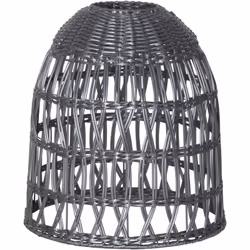 Star Trading Knute, Tamiseur d’éclairage, Gris, Polyéthylène, Rotin, IP44, E27, 1 ampoule(s)