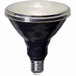 Spot LED ,Spotlight Outdoor', E27, 15W, 1300lm, noir, lumière du jour Luminaire d'extérieur en forme de spot pour un éclairag ...