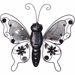 Star Trading Butterfly, Figurine lumineuse décorative, Noir, Métal, Ambiance, IP44, 8 lampe(s)
