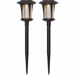 Star Trading 481-42, Éclairage au sol extérieur, Noir, IP44, Jardin, Capteur de luminosité, Ampoule(s) non remplaçable(s)