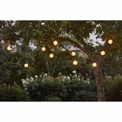 Star Trading 12.476-73, Guirlande lumineuse décorative, Noir, IP44, 10 lampe(s), LED, 2 W