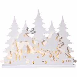 Star Trading Grandy, Figurine lumineuse décorative, Blanc, 89 lampe(s), LED, 2,4 W, 0,06 W