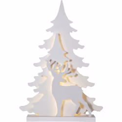 Star Trading Grandy, Figurine lumineuse décorative, Blanc, IP44, 36 lampe(s), LED, 1,5 W