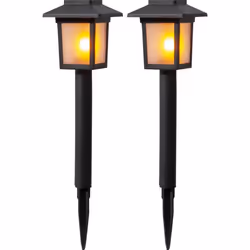 Star Trading 481-09, Éclairage au sol extérieur, Noir, IP44, Jardin, Capteur de luminosité, Ampoule(s) non remplaçable(s)