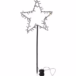 Star Trading 857-04, Figurine lumineuse décorative, Noir, IP44, 18 h, LED, 3,6 W