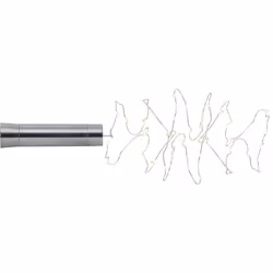 Star Trading 12.728-04, Guirlande lumineuse décorative, Argent, 6 h, 18 h, 40 lampe(s), LED