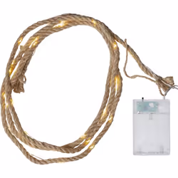 Star Trading 729-21, Guirlande lumineuse décorative, Beige, 40 lampe(s), LED, Blanc chaud, Batterie