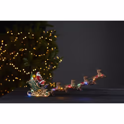 Star Trading Decorative Scenery Deerville Figurine lumineuse décorative Multicolore 15 lampe(s) LED 0,45 W