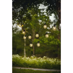 Star Trading 476-71-1 Guirlande lumineuse décorative Noir, Translucide 10 lampe(s) LED 1,8 W E