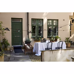 Star Trading Vide abat-jour Jardin Noir