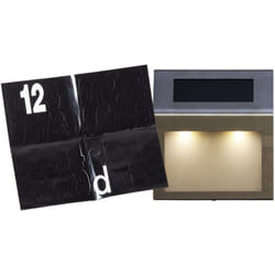 Lampe solaire pour numéro de maison Wally - Star Trading