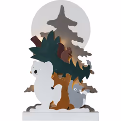 Star Trading Forest Friends, Figurine lumineuse décorative, Multicolore, IP20, 6 h, 18 h, 10 lampe(s)