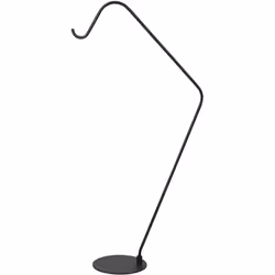 Support de sol « Mark » pour abat-jour d'extérieur, métal, noir, 176 cm Design épuré et élégant pour fixer lanternes, abat-jo ...