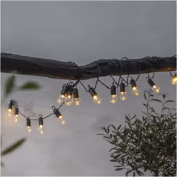 Star Trading 476-85 Guirlande lumineuse décorative Noir, Transparent 16 lampe(s) LED 0,72 W