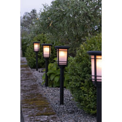 Star Trading Bollard Flame Éclairage au sol extérieur LED 0,064 W Noir