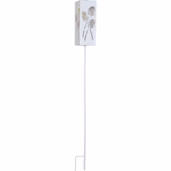 Star Trading Stick Albaleaf, Blanc, IP44, Jardin, Capteur de luminosité, 1 ampoule(s), LED