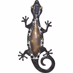 Star Trading Gecko, Figurine lumineuse décorative, Noir, IP44, 10 lampe(s), LED, 0,4 W