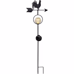 Star Trading Windy, Éclairage au sol extérieur, Noir, IP44, Jardin, Capteur de luminosité, 1 ampoule(s)