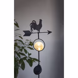 Star Trading Windy Éclairage au sol extérieur LED 0,062 W Noir