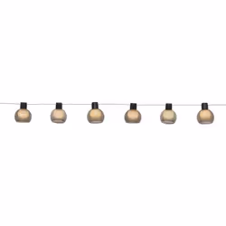 Star Trading Smoky, Guirlande lumineuse décorative, Transparent, Ambiance, IP44, 10 lampe(s), LED