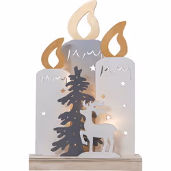 Star Trading Fauna, Figurine lumineuse décorative, Blanc, IP20, 6 h, 18 h, 10 lampe(s)