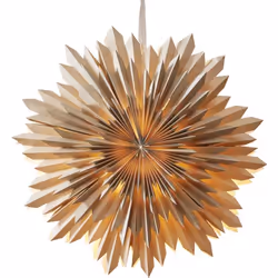 Star Trading Papier Stern Ice, Beige, Papier, Noël, 1 pièce(s), 500 mm, 200 mm