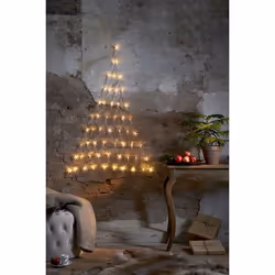 Star Trading Star Curtain Figurine lumineuse décorative Transparent 55 lampe(s) LED 1,5 W