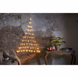 Star Trading Star Curtain Figurine lumineuse décorative Transparent 55 lampe(s) LED 1,5 W