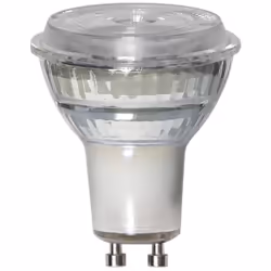 Projecteur LED 'Spotlight Glass', intensité lumineuse variable, GU10, 5,2W, 380lm, blanc Ampoule LED à intensité variable ave ...