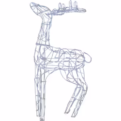 Star Trading Silhouette Pegasus, Figurine lumineuse décorative, Blanc, IP44, CE, 120 lampe(s), LED