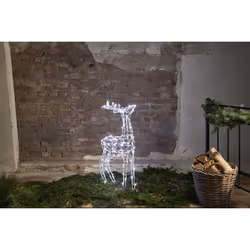 Star Trading Silhouette Pegasus Figurine lumineuse décorative Blanc 120 lampe(s) LED 3,6 W