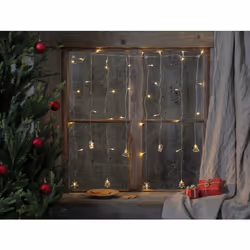 Star Trading Curtain Lights Decy Guirlande lumineuse décorative Transparent 40 lampe(s) LED 2,4 W