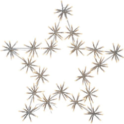 Star Trading Flower Star Figurine lumineuse décorative Transparent 200 lampe(s) LED