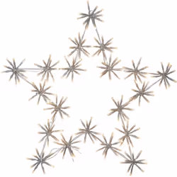 Star Trading Flower Star Figurine lumineuse décorative Transparent 200 lampe(s) LED