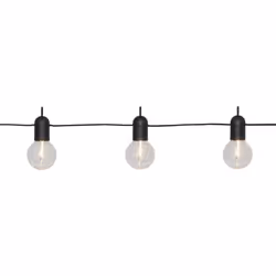 Star Trading Fiesta, Guirlande lumineuse décorative, Noir, Transparent, IP44, 6 h, 18 h, 10 lampe(s)