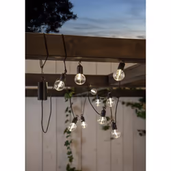 Star Trading Fiesta Guirlande lumineuse décorative Noir, Transparent 10 lampe(s) LED 0,6 W
