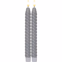 Star Trading 064-36, 0,03 W, LED, 2 ampoule(s), Gris, Universel, Cire