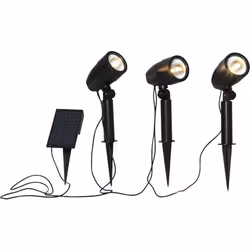 Star Trading 482-33, Éclairage par spots, Noir, Éclairage des arbres, 2 m, Batterie solaire, 3 pièce(s)