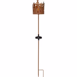 Star Trading 482-17, Lampe en forme de bougie, Noir, Couleur rouille, Jardin, 1 lampe(s), LED, 0,062 W