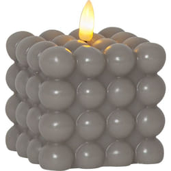 Star Trading 061-52 bougie électrique 0,03 W LED Gris