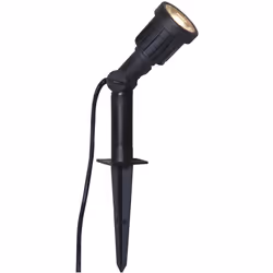 Spot LED de jardin 'Outdoor LED Spotlight', alimentation secteur, noir, IP65, H 19cm Projecteur d'extérieur individuel, alime ...