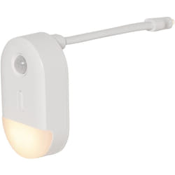 Star Trading - Veilleuse led Functional, éclairage des toilettes, pile, détecteur de mouvement, blanc + rgb, capteur crépusculaire, 13,7 cm